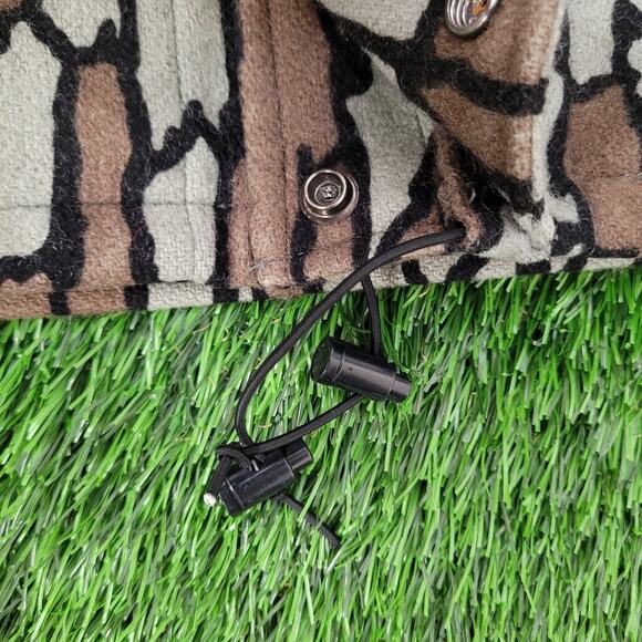 Vintage Cabelas Hunting Camo Jacket S/M 24x26 Baggy Crop USA - Picture 13 of 16